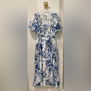 🔴JODIFL Blue and White Floral Maxi Dress🔴